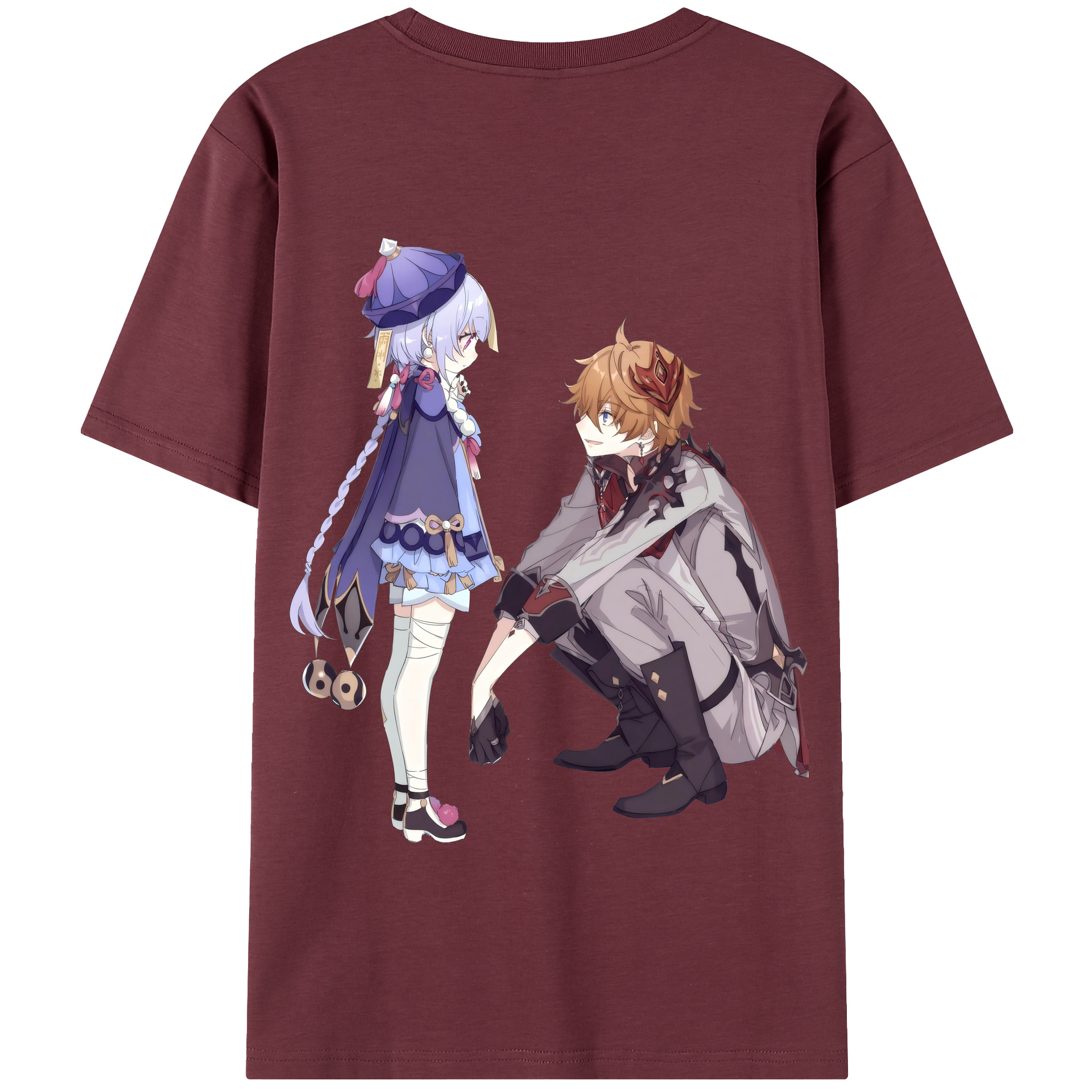 げんし神 七七 なな  genshin Nana 綿100％半袖Tシャツ（背面プリント）